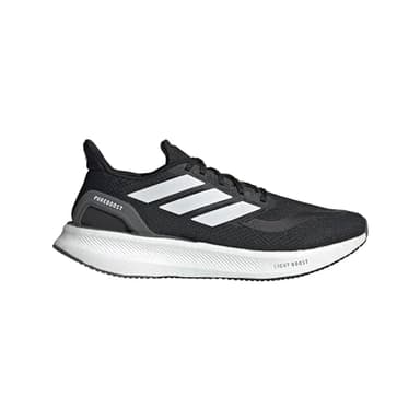 Adidas Men's Pureboost 5, Black/White/Grey, 10