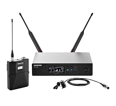 Shure QLXD14/84 Wireless Microphone System with Bodypack and WL184 Supercardioid Lavalier Mic