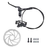 WEEROCK MTB Hydraulic Brake Set Bike Disc Brakes Kit with Left Front 800mm 160mm Rotors Aluminum Alloy Hydraulic Brake Fit for Mountain Bike, MTB