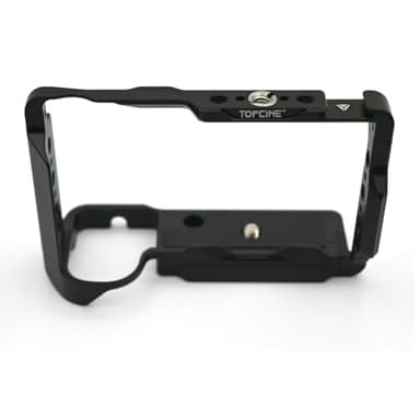 Topcine ZVE10 II Cage Compatible for Sony Alpha ZV-E10 Mark II Camera Full Cage with Cold Shoe Mount NATO Chute Arca Quick Release Bottom Plate