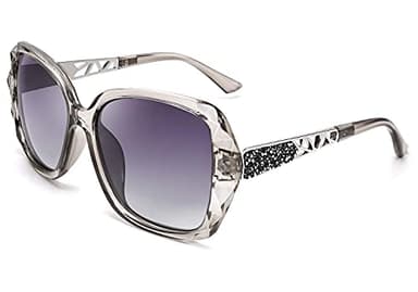 FEISEDY Classic Polarized Women Sunglasses Sparkling Composite Frame B2289