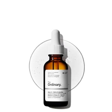 The Ordinary Aloe 2% + NAG 2% Solution, Soothes Skin and Targets Post-Acne Marks, 1 Fl Oz