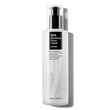 COSRX Niacinamide 2% + BHA 4% Blackhead Exfoliant Toner 3.38 fl.oz / 100ml, Korean Toner, Blackhead Remover, Pore Minimizer for Enlarged Pores, for All Skin Types, Korean Skin Care