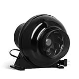 iPower 4 Inch 230 CFM Inline Duct Ventilation Fan Quiet Vent Blower for Hydroponics Grow Tent, Greenhouse Air Circulation, Upgrade