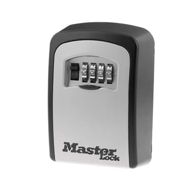 Master Lock Set Your Own combination Wall Mount Lock Box, 5 Key capacity, Black 5401EC