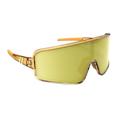 Blenders Eyewear Eclipse Series – Polarized Sunglasses – Wrap-Around Lens – 100% UV Protection – For Men & Women – Golden