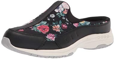 Easy Spirit Womens Traveltime479 Mule, Black 001, 8 US