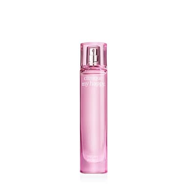 Clinique My Happy Fragrance Spray, Peony Picnic | Notes of Peonies + Succulent Plum | Perfumes for Women, Mini Travel Size, 0.5 Fl Oz