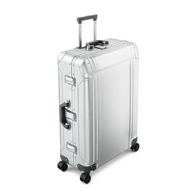 ZERO Halliburton Geo Aluminum | Large Travel Case SILVER