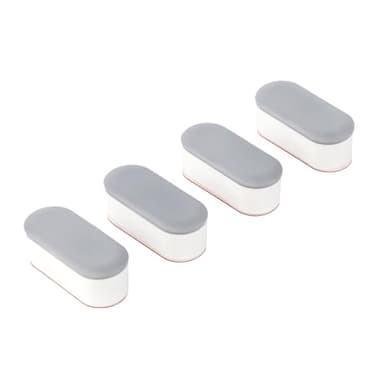 Luxe Bidet 4 Piece Universal Non-Slip Toilet Seat Bumpers with Strong Adhesive