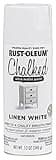 Rust-Oleum 302591 Chalked Spray Paint, 12 oz, Linen White Ultra Matte, 12 Ounce (Pack of 1)