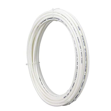 PureSec White 3/8" RO Tubing at 70°F-120PSI to 150°F-60PSI 1/4" Flexible water pipes 1/4-inch Plastic NSF Certified CCK Tubing(15 Feet)