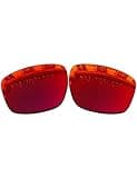 Vonxyz Lenses Replacement for Ray-Ban Liteforce RB4179 62mm Sunglass - Ruby MirrorCoat Polarized