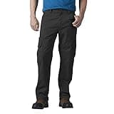 Dickies Mens Duratech Ranger Ripstop Cargo Work Utility Pants, Black, 44W x 32L US