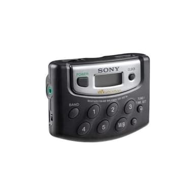Sony SRF-M37W Compact Digital Tuning AM/FM/Weather Pocket Size Portable Radio (Renewed)