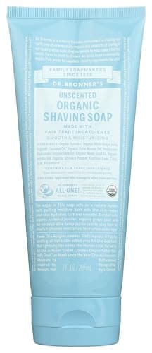 Dr Bronners, Shave Gel Mild Unscented Organic Fair Trade, 7 Fl Oz