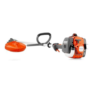 Husqvarna 122RJ Brushcutter, Multi-Purpose Gas Brush Cutter Tool with String Trimmer Head and Grass Blade, Includes Adjustable Harness for Additional Support, 970732503