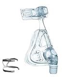 Full Face CPAP Masks, Comfort Series Nasal CPAP MASK, Full Set with Headstrap, Frame, Elbow and Cushion, Strong Sealing Performance