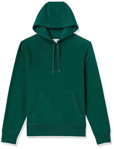 Amazon Essentials Men's Pullover Sweatshirt Hoodie, Big & Tall Options Available, Forest Green, Medium