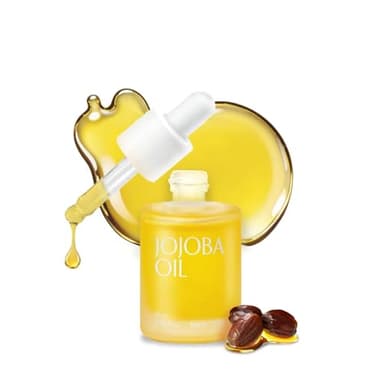 PINKWONDER USDA Organic Jojoba Oil | 100% Pure, Cold-Pressed Oil for Face & Facial Care, Gua Sha | Non-Greasy Korean Skin Care for Women 0.33oz (10ml)