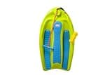 ZUP Coast Board All-in-One Kid's Wakeboard, Trainer Board, Kneeboard, and Water Skis with Rope Handle, Ideal for Water Sports and Boating, Perfect for Beginners and Young Riders, Yellow/Blue