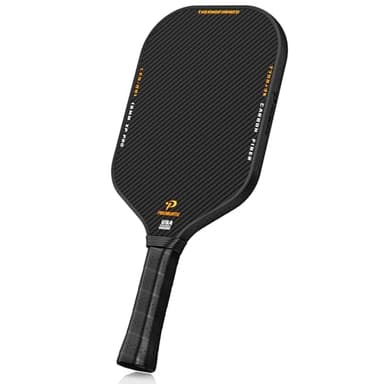 Pbvmurtg Carbon Fiber Pickleball Paddles, Thermoformed T7003K Raw Carbon Textured Pickleball Racket USAPA Approved Paddle –16mm Roar-Powered Core, Designed for Ultimate Spin,Power, Control& Balance.