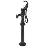 Antique Hand Water Pump kit, Hand Pump Shake Suction Pump Cast Iron Well Water Pitcher Press Suction Manual Water Jet Pump for Yard, Garden, Farm Irrigation