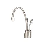 InSinkErator Contemporary Instant Hot and Cold Water Dispenser Faucet, Satin Nickel, F-HC1100SN
