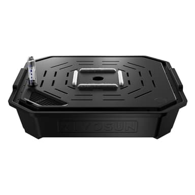 VIVOSUN 4-Pack FlexFeed Self-Watering Pots, Auto Irrigation Fabric Pot Base with Water Meter & Maintenance Window, for Use Indoors/Outdoors in Grow Tents, Greenhouses, Gardens