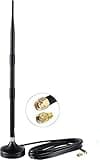 8dBi Indoor 915MHZ Magnet Base Long-Range Cellular LoRa Gateway Antenna with 3M/10FT Cable for Helium Hotspot RAK MNTD Nebra Bobcat 300 SenseCAP M1 SyncroB.it Hotspot Finestra HNT Miner, Eifagur