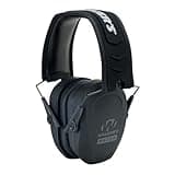 Walker's Razor Slim Passive Earmuff - Ultra Low-Profile Earcups - Black