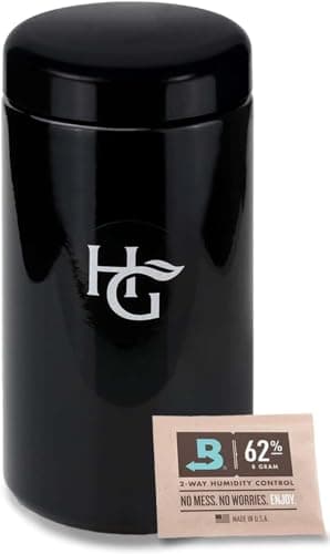 Herb Guard - 1 Oz Airtight Container and Smell Proof Jar (500 ml) 2 Way 62% Pack Keeps Goods Fresh for Months