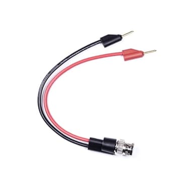 BOCEUC BNC Test Leads, BNC (Male) to Stackable Pin Tip Plugs, Oscilloscope Probes BNC to Stackable Pin