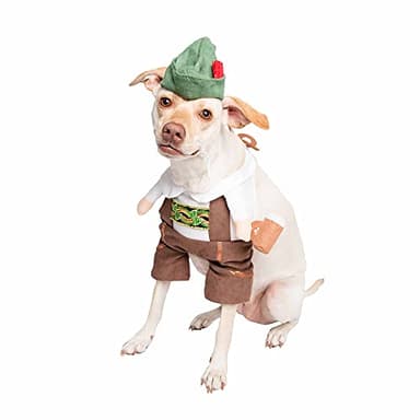 Pet Krewe German Oktoberfest Dog Costume & Cat Costume Medium - Barktoberfest Halloween Dog Costume - Perfect for Halloween, Christmas Holiday, Parties, Photoshoots, Gifts for Dog & Cat Lovers