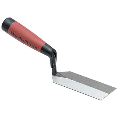 MARSHALLTOWN Margin Trowel, 5 x 2 Inch, Spread Mortar and Tile Adhesive, Durable High Carbon Steel, DuraSoft Handle, Tile Trowel, Made in the USA, 52D