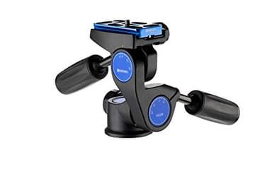 Benro 3-Way Panhead – Professional Aluminum Tripod Head with Arca-Swiss Quick Release Plate, Independent Pan/Tilt Control & 26.4 lb Load Capacity for DSLR, Mirrorless & Video Cameras (HD2A)