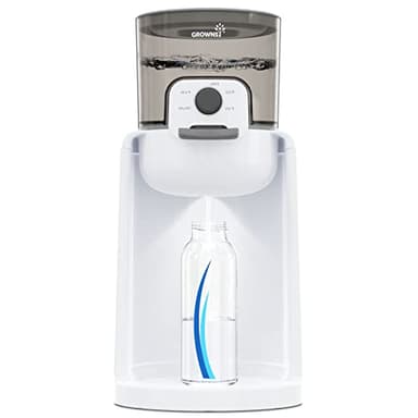 GROWNSY Instant Baby Bottle Warmer, Precise 4 Temperatures Control | Night Light, Midnight Feeding | Warm Water Dispenser for Formula in Seconds | 72H Smart Thermostat, Easy Keep Warm