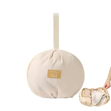 Travel Underwear Organizer Bag:Portable Luggage Organizer for women, Multi-Compartment Storage Bag for Clothes, Bras, and Accessories, Ideal for Suitcases and Carry-Ons