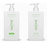 Native Shampoo and Conditioner Contain Naturally Derived Ingredients | All Hair Type Color & Treated From Fine to Dry Damaged, Sulfate & Dye Free - Cucumber & Mint, 16.5 fl oz each (2 pack)