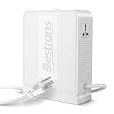 BESTRANS Step Up Transformer 110v to 220v, Heavy Duty 110v to 220v Converter 3000w Power Transformer, Step Up Voltage Converter with 2 Outlets for 220V Asia Europe Appliance Use in US, Pearl White