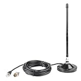 CB Antenna Long Range 27MHz Magnetic Base Radio Antenna with PL-259 BNC Male Connector for Cobra Midland Uniden Maxon President Vehicle Car Truck Mobile Handheld CB Radio Police Scanner