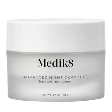 Medik8 Advanced Night Ceramide - Signature Anti Aging Night Cream for Face - Face Moisturizer with Skin Tightening Ceramides and Antioxidants - 1.7 oz