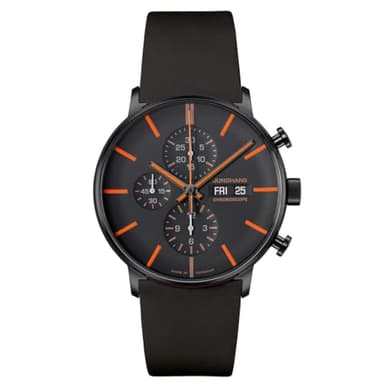JUNGHANS Form A Chronoscope English Date Watch | Black
