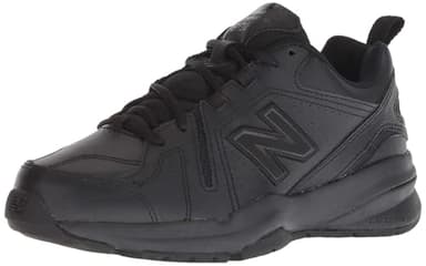 New Balance Women's 608 V5 Casual Comfort Cross Trainer, Black/Black, 9 Wide