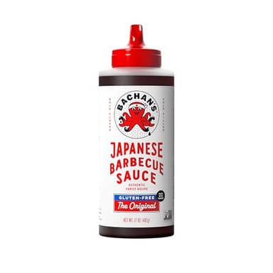 Bachan's - Japanese Barbecue Sauce - Gluten Free, 17 Oz, Small Batch, Non GMO, No Preservatives, Vegan and BPA free. Condiment for Wings, Chicken, Beef, Pork, Seafood, Noodle Recipes, and More