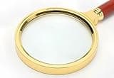20X HD Magnifying Glass (Full Size-90mm) for Desktop, Collectors, Youth and The Elderly. Also Two (2) Credit Card Sized Magnifiers for Shopping, Reading Mobile Phones or dosing Medicine.