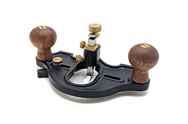 Taytools 777077 Number 71 Full SIze Router Plane, Closed Throat, 3/8” Square Cutter, Ductile Cast Iron Body