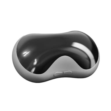 LGRFUXIN Black,Throat Anti Snoring Device, Snoring Detection by Impulse Sense Pulse Technology, 6 Gear Intensity Adjustable, Compact Portable, for Quiet Sleeping