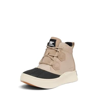 SOREL Women's Out N About lV Classic Waterproof Boot - Omega Taupe, Black - 8