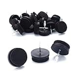Furniture Felt Pads Nail-on Heavy Duty Felt Pad Chair Sliders Round Chair Leg Floor Protectors 1" Furniture Leg Protector 24 Pack